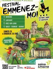 Page de couverture du dépliant de Nemours - Pays de Nemours