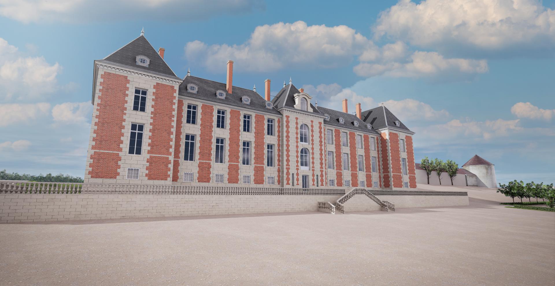 Reconstitution 3D du Château de Coupvray
