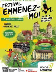 Page de couverture du dépliant de Montceaux-lès-Meaux