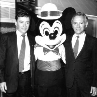 Alfonso Thomas avec Mickey