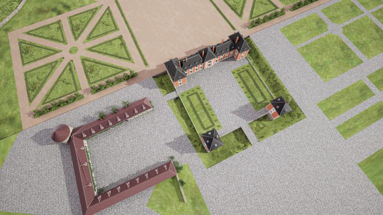 Reconstitution 3D du Château de Coupvray